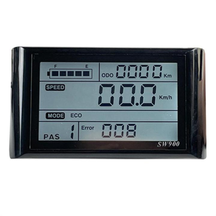 thumbnail image 2 of DHYAWUER H-100 LCD Display For Electric Bike - 24V-72V Speedometer, 5-Pin Connector, Battery Meter 2 of 13