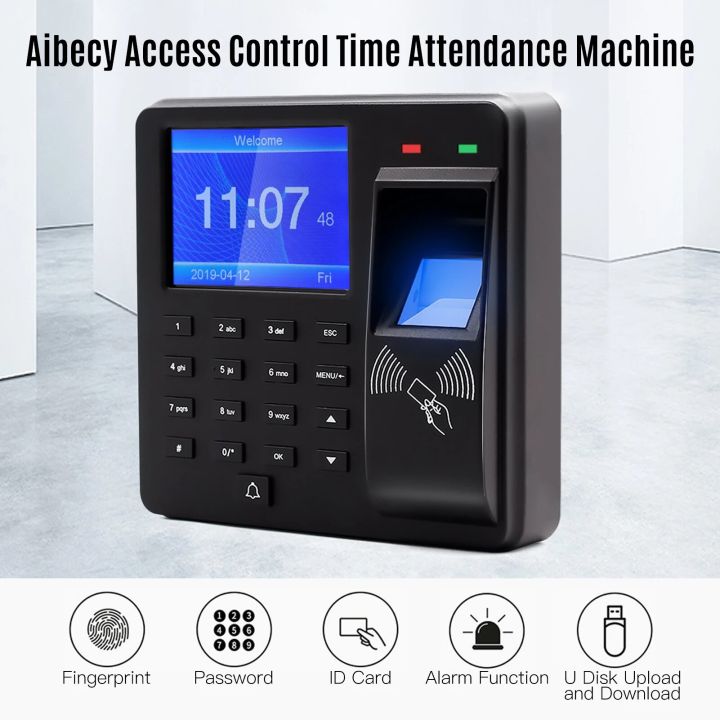 M10%20Access%20Control%20Biometric%20Time%20Attendance%20Machine%20Fingerprint/Password/ID%20Card%20Recognition%20Time%20Clock%20with%202.4%20Inch%20Display%20-%20Image%202