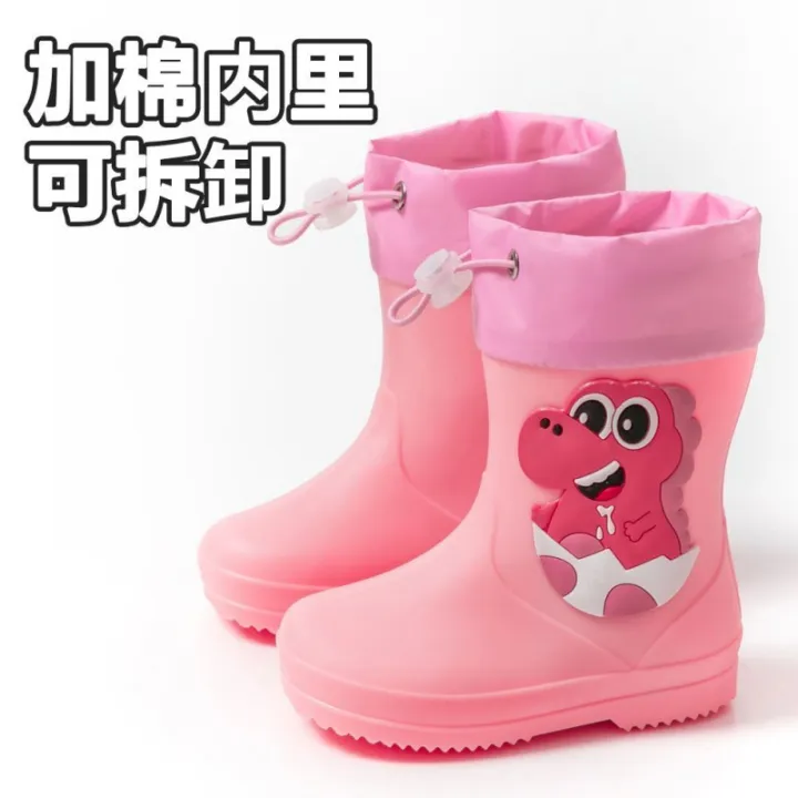 rain%20boots%20kids%20rain%20boots%20kindergarten%20baby%20new%20girls%20anti%20slip%20waterproof%20corset%20boys%20water%20shoes%20high%20cross-border%20ancient%20-%20Image%207
