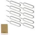 10 Pcs Ejector Removal Tool Pin for all Models Smartphone Samsung Galaxy LG Huawei. 