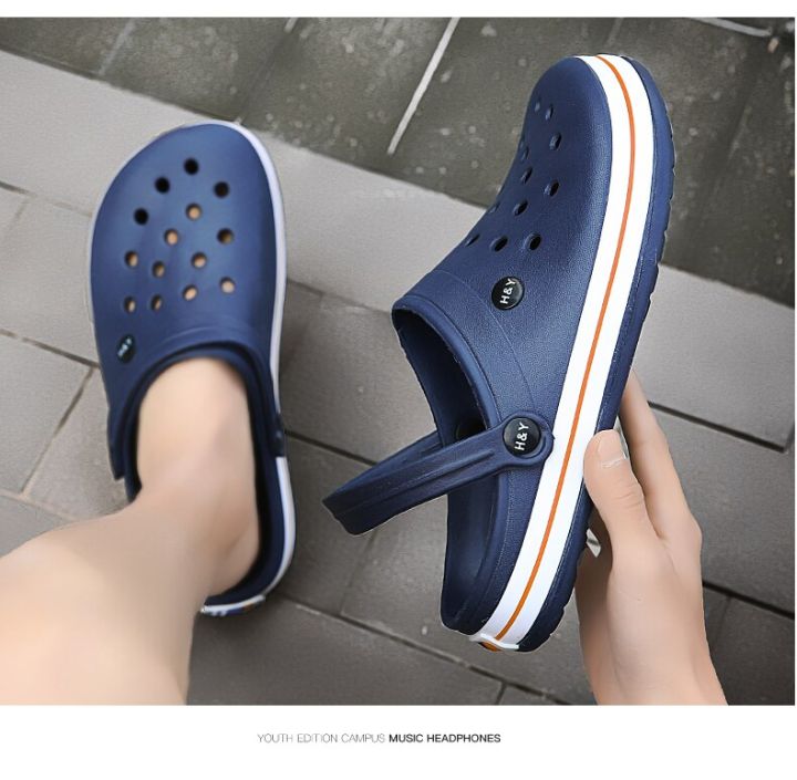 2020%20Boy%20Sandals%20Crocks%20Summer%20Hole%20Shoes%20Crok%20Rubber%200%20Men's%20EVA%20Garden%20Shoes%20Black%20Beach%20Flat%20Men%20Sandals%20Slippers%20-%20Image%206