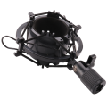 Load Mic Microphone Shock Mount Clip Holder Stand Radio Black. 