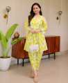 Cotton Stitched Screen Print Two Piece - Salwar Kameez for Women.