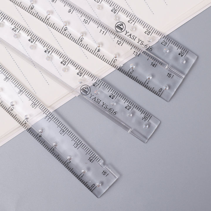 1/3Pcs%20Acrylic%20Transparent%20Folding%20Ruler%20Students%20Stationery%20Drawing%20Measuring%20Tools%20Straight%20Rulers%20With%20Small%20Protractor%20-%20Image%208