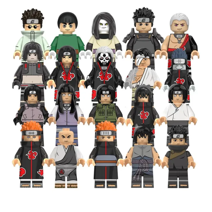%E3%80%90Yurui%E3%80%91Green%20Cat%20IN%20STOCK%20Lego%20Naruto%20Minifigures%20Toys%20Rock%20Aburame%20Shino%20Figurines%20Building%20Toy%20-%20Image%203
