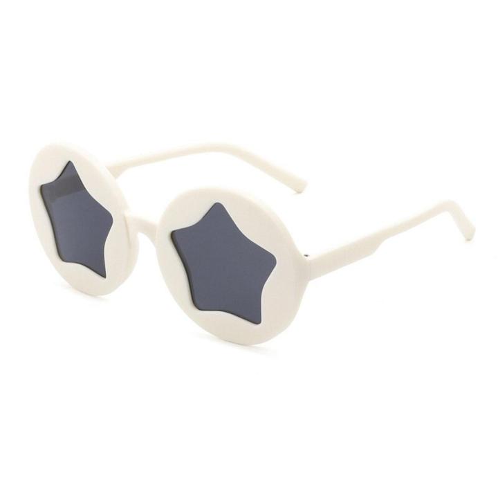 2022 Children Star Cartoon Round Sunglasses UV400 Baby Girl Boy Goggles Outdoor Kids Summer Beach Holiday Eyewear Sun Glasses