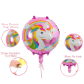 Unicorn Theme Birthday Decoration Balloon Set For Kids- (Pack of 05 Pcs). 