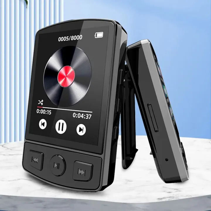 1.8Inch%20MP3%20Player%20Portable%20Sport%20Clip%20Mini%20MP3%20Player%20Bluetooth%205.2%20Walkman%20HiFi%20Sound%20MP3%20Music%20Player%20FM%20Radio/E-Book/Clock%20-%20Image%202