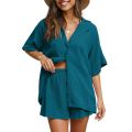 Ladies Breathable Cotton Crepe Top & Short Pant for Women – Smart and Subtle Dress. 