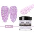 NICOLE DIARY Color Dipping Nail Powder Natural Dry No Lamp Cure Art Decoration Pigment Dust Gel Glitter French Acrylic Nail DIY.