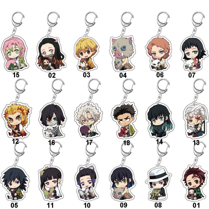 Cute%20Kamado%20Tanjirou%20Women%20Kimetsu%20no%20Yaiba%20Demon%20Slayer%20Keychain%20Anime%20Pendant%20Acrylic%20Key%20Chain%20Cartoon%20-%20Image%202