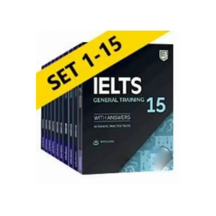 Cambridge  IELTS 1-15 Academic with Answers and Audio DVD 15 Books Set - Bangladeshi Print