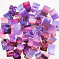 50Pcs/pack Landscape Nature Stickers Journal Scrapbooking Sticker Notepad Creative Manual Office Diary Decal Space Moon Phase Sunset Mini Sticker Book.