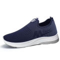 Spring and Autumn Old Beijing Cloth Shoes Men's Soft Bottom Breathable Middle-Aged and Elderly Walking Shoes Slip-on Sneaker Casual Pumps. 