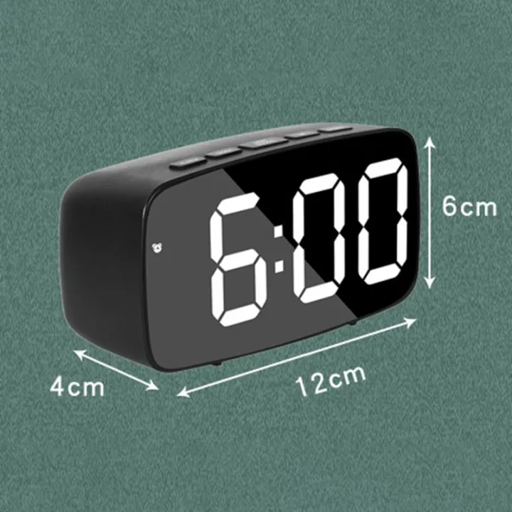 Smart%20Digital%20Alarm%20Clock%20Bedside,Red%20LED%20USB%20Desk%20Clock,Black%20-%20Image%209