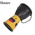 4 Inch Djembe African Drum Tambourine For Children Beginners Playing Percussion Instrument Teaching Aids. 
