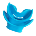 1 PCS Moldable Silicone Diving Bite Mouthpiece Water Snorkelling Valve Breathing Yellow. 