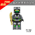 8pcs/set Minecraft Figures Building Steve Alex Blocks Bricks For Children Gift Toys PG8214. 