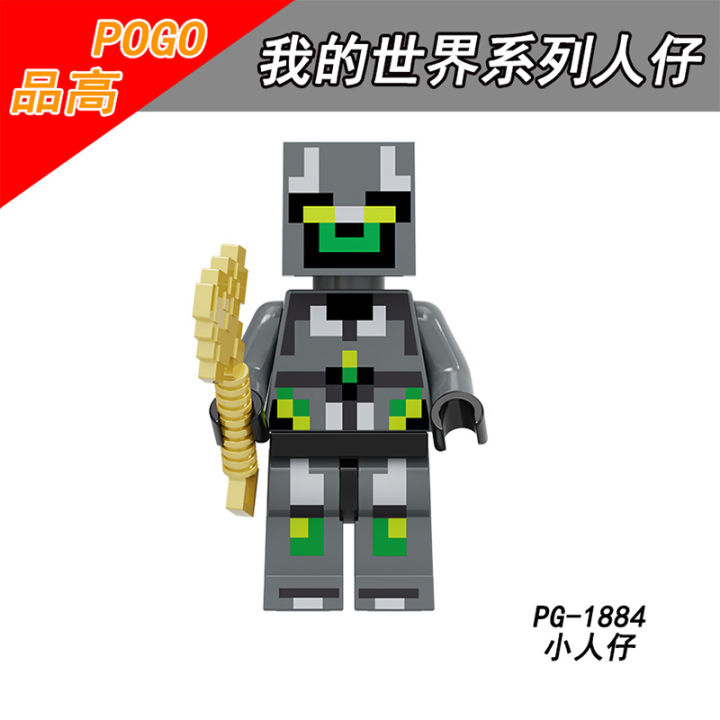 8pcs/set%20Minecraft%20Figures%20Building%20Steve%20Alex%20Blocks%20Bricks%20For%20Children%20Gift%20Toys%20PG8214%20-%20Image%207