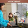 DIY Magnetic Window Screen Adjustable Mesh Screen Protector Window Frames with encryption Mesh Window Screen Net Kit Replacement Washable for Home. 