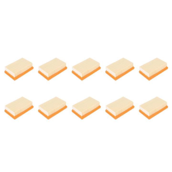 10X Vacuum Cleaner Filter Replacement for KARCHER Flat-Pleated MV4 MV5 MV6 WD4 WD5 WD6 P PREMIUM WD5