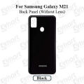 Samsung Galaxy M21 Back Housing Frame / Back Panel / Backshell Without Camera Glass With Proper Logo. 