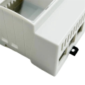 1 PCS Case DIN Rail Shell White ABS Clear Top Electric Box for RPi 5 Pi 5 for 5. 