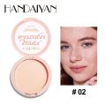 HANDAIYAN Soft Bright Powder Cake Long-lasting Moisturizing Oil Control Concealer Powder Cake Easy To Color And Not Take Off Makeup Portable Powder Cake-02. 