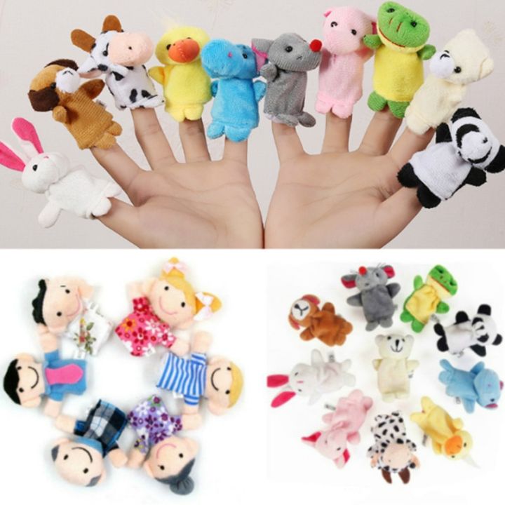 10Pcs%20Baby%20Plush%20Toy%20Cartoon%20Animal%20Family%20Finger%20Puppet%20Role%20Play%20Tell%20Story%20Cloth%20Doll%20Educational%20Toys%20For%20Children%20Kids%20-%20Image%202