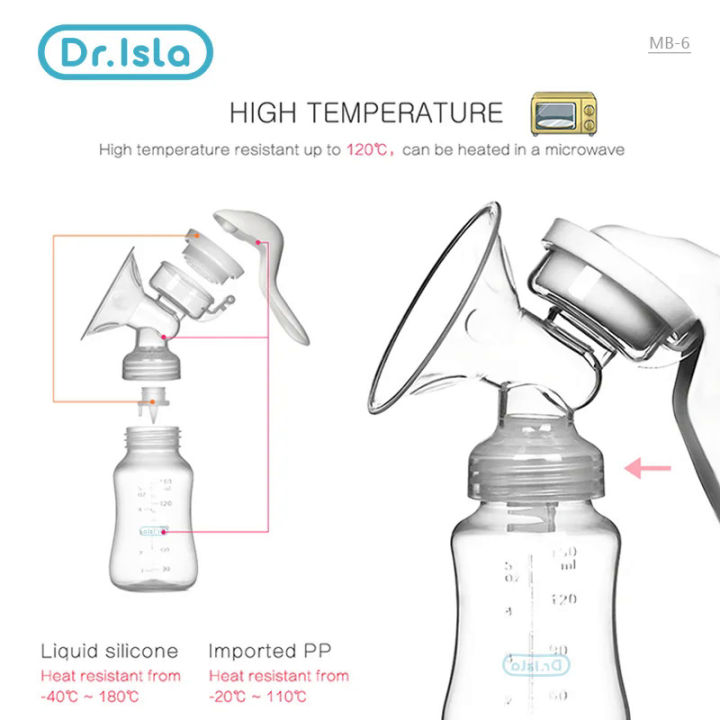 Dr.isla%20Breast%20Pump%20Baby%20Nipple%20Manual%20Suction%20Milk%20Pump%20Feeding%20Breasts%20Pumps%20Milk%20Bottle%20Sucking%20Postpartum%20Supplies%20BPA%20Free%20-%20Image%204