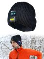 Bluetooth Beanie with Light, Uni LED Headlamp Hat with Wireless Headphones, Unique Christmas Birthday Gifts. 