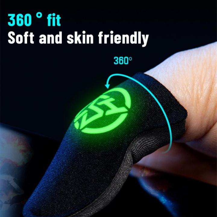 Finger%20Sleeve%20Luminous%201pair%20Game%20Controller%20Game%20Pad%20Accessories%20Thumb%20Sleeve%20Glove%20For%20Mobile%20Gaming%20Non-scratch%20Touch%20Screen%20-%20Image%202