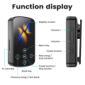 Bluetooth MP3 Player Portable Sport Back Clip Music Player HiFi Sound Sports Player 1.5 Inch Screen with FM Radio E-Book. 