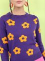 Pantoneclo Premium Women's / Girl's Flower Design Sweater / Cardigan / Pullover. 