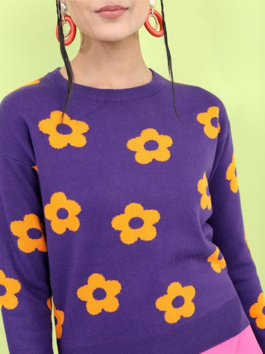 Pantoneclo%20Premium%20Women's%20/%20Girl's%20Flower%20Design%20Sweater%20/%20Cardigan%20/%20Pullover%20-%20Image%209