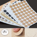 54pcs Furniture Cabinet Self-adhesive Sealing Stickers Table Screw Hole Decorative Anti-Dust PVC Furniture Cover Stickers.