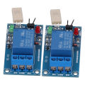 2Pcs Humidity Sensor Relay Switch Module PCB DC Power Control DC5V. 