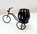 Rickshaw Style Smart Steel Small Pen Box Holder Beautiful Office PAN STAND BLACK.