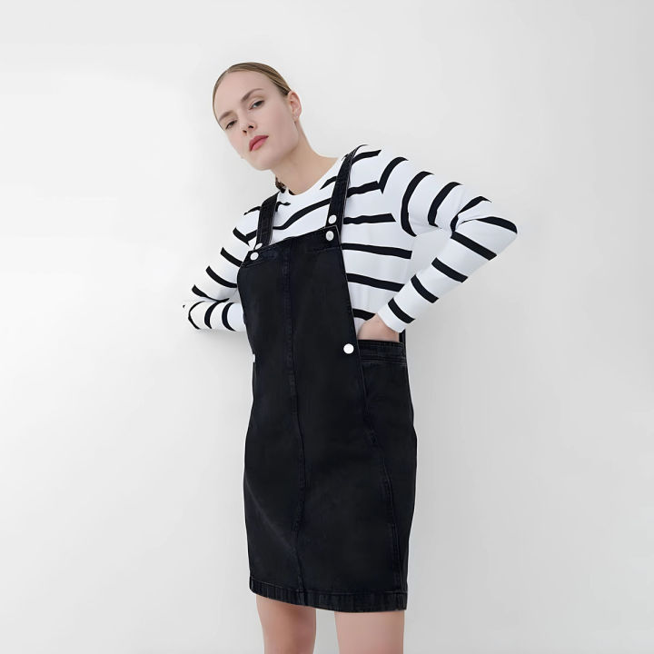 Denim long and short dress for women , summmer and winter dress for women