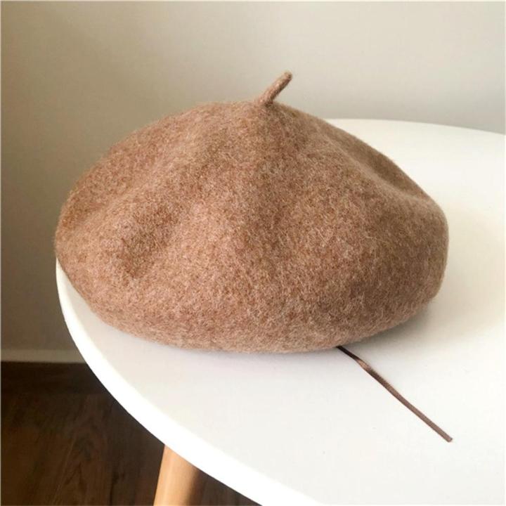 100%25%20Wool%20Beret%20Hat%20Women%20Winter%20Thick%20Warm%20French%20Hat%20Girls%20Solid%20Color%20Autumn%20Berets%20Caps%20Hats%20For%20Women%20Flat%20Cap%20Felt%20Berets%20-%20Image%208