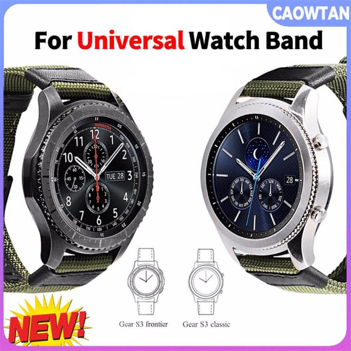 Universal  22mm 20mm Nylon Strap For Samsung Watch 3 41mm 45mm Samsung Galaxy Watch 46mm 42mm Galaxy Watch Active 2 40mm 44mm Watch Woven Nylon Band