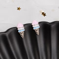 Cartoon Small Stud Earrings Creative Fruit Strawberry Milk Earrings for gilrs for women low price. 