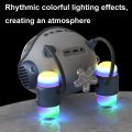 Space Sapsule Clock Wireless Bluetooth Speaker With Atmosphere Light.
