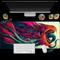 Multiple Sizes Hyper Beast Mouse Pad Small 220x180mm Large 900x400mm Mat Anime Gaming Mousepad XXL Cool Game Deskpad for CS GO. 