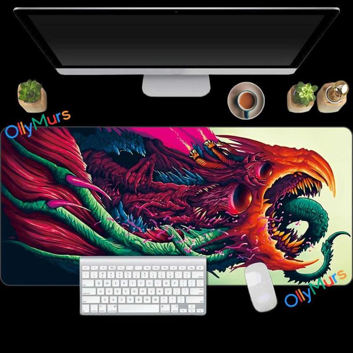 Multiple Sizes Hyper Beast Mouse Pad Small 220x180mm Large 900x400mm Mat Anime Gaming Mousepad XXL Cool Game Deskpad for CS GO