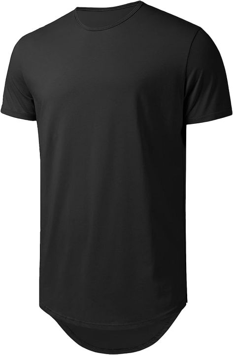 Althlemon%20Mens%20Running%20Hipster%20Curved%20Longline%20Drop%20Tail%20Shirt%20Long%20Tshirt%20Workout%20Casual%20Tee%20-%20Image%205