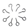 Curtain Wire and Hooks Set, 3 Meters Net Curtain Wirewith 8Pcs Screw-in Hooks for Net Curtain Rod.