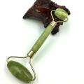 Facial Massage Face-Lifting Natural Jade Roller Double Head Massage Tool Facial Jade Push Facial Lift Messenger Skin Care - Black Head Remover. 