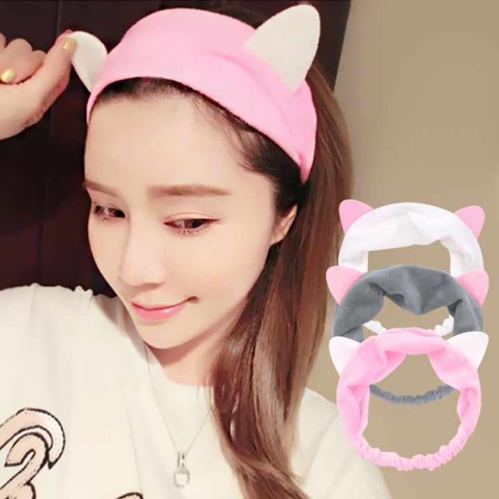 1PCS%20Cat%20Ears%20Headbands,%20Elastic%20Women's%20Cute%20Hair%20Band,%20Wash%20Face%20Spa%20Headband%20-%20Washable%20Facial%20Band%20Makeup%20Wrap%20Headbands%20Fits%20All%20Head%20Sizes%20-%20Hair%20Band%20-%20Image%202