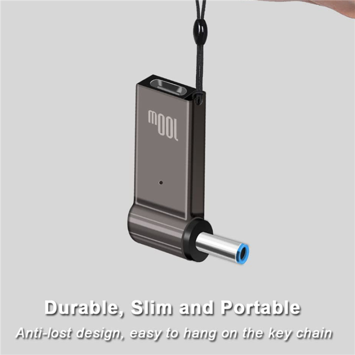 TWEXQNY%202X%20USB%20Type%20C%20Female%20to%204.5%20x%203.0mm%20Jack%20Plug%20Laptop%20Charging%20Adapter%20100W%20PD%20Power%20Charger%20Connector%20Tip%20for%20-%20Image%202